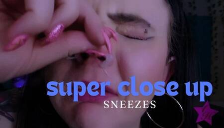 Super Close Up Sneezes - MOV