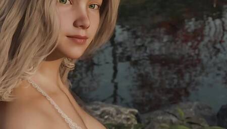 Russian Girl Wants To Ride On Top - Cum inside Tight pussy - Animated 3D porn