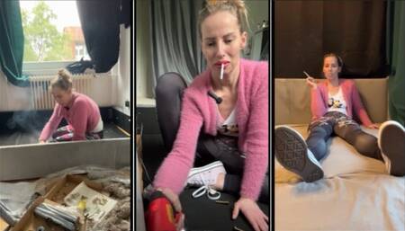 Chain smoking eve 120 while building up my new bed