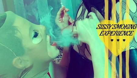 A SISSY SMOKING experience!