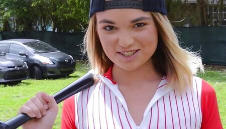 Madison Reese Shows Off Her Flat Chest and Horny Pussy