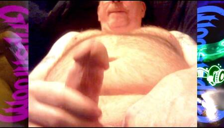 Stroking on the couch