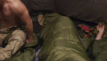 ScoutBoys Scoutmaster Rick Fantana barebacks virgin Scouts in tent