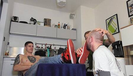 Sexy Guys Cupak, Masina & Ben In Hot Foot Domination Scenario