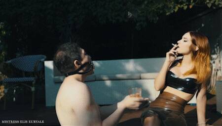 Ash slave in the garden (phoneHD)