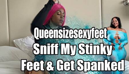 Sniff My Stinky Feet & Get Spanked
