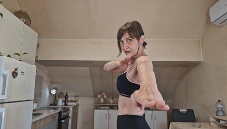 I will karate chop you like a vegetable