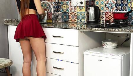 Hot Wife Seduced Her Husband's Friend While He Was Away From Home