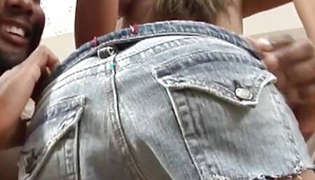 A Blonde Girl with Tight Pussy Nadia Phuket Penetrated by a Big Black Hung Stud