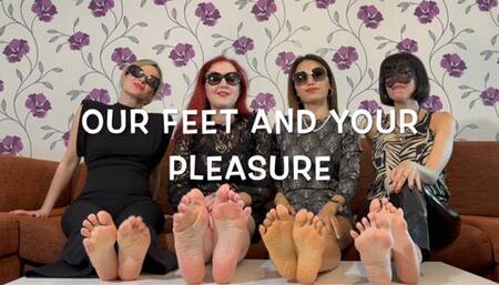 GEA DOMINA - POV: OUR FEET AND YOUR PLEASURE (MOBILE)