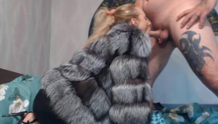 fur, leather, blowjob, pussy fuck, creampie