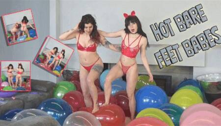 Hot bare feet babes