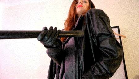 Vacuuming 4 leather jackets