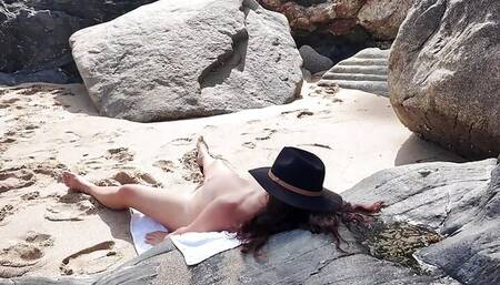 A Stranger Seduced a MILF on a Nudist Deach