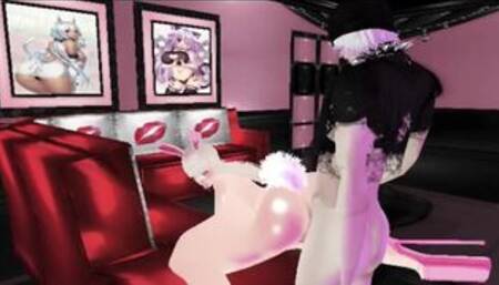 Bunny girl gets some backshots