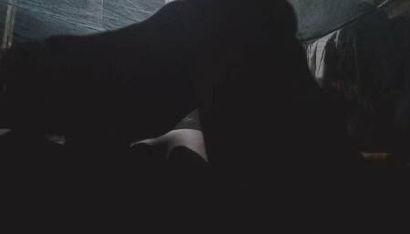 A girl steps right into my room