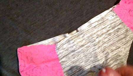 New panties from friend for cum tribute