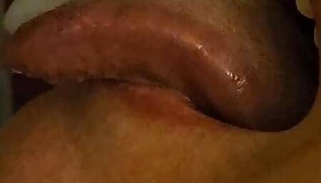Perfect cum swallow