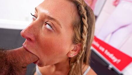 FIT18 - Addison Vodka - 57kg - Skinny Blonde American Amateur In Yoga Pants - 60FPS