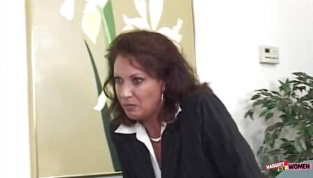 Vanessa Videl rides a fat cock to show how good of a boss she is