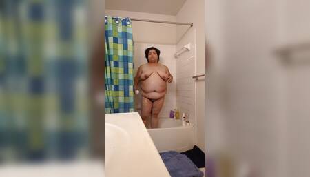 I get a little naughty while taking a hot shower