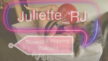 Juliette-RJ Blowing & Popping Balloons for you! FOR MOBILE DEVICES - CRUSH BALLOONS - LOONER - POPPING BALLOONS - THICK LEGS - EXHIBTIONISM - LOONER GIRL - BBW BODY - BBW LOONER MILF