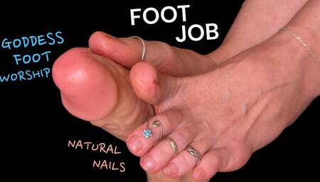 Goddess Footjob Foot Worship