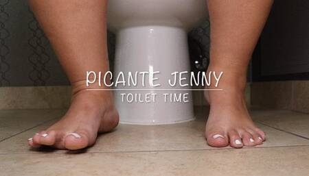 TOILET TIME - WHITE TOES