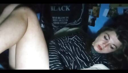 Little Nympho Loves Touching Her Pussy to Porn