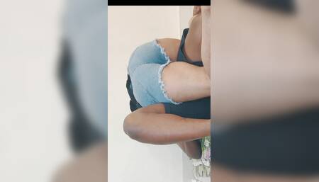 Licking BlackTop Girlfriend Shaved Pussy Desi Hindi