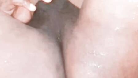Pissing on own mouth and finger tight asshole