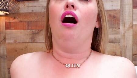 Plump Blonde Babe Shayla Pink Masturbates with Her Favorite Toys