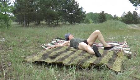 Cheating in Germany with a MILF whore with small breasts and