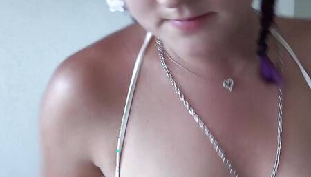 You Make Her Lily Squirt and Creampie Her Pussy.