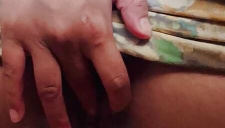 Asian Girl it's so Horny she Humps the Couch