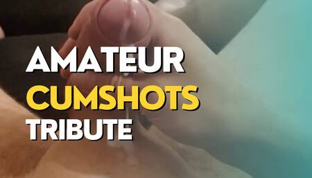 Amateur Cumshot Tribute Handjob