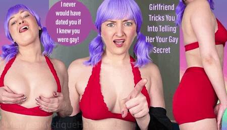 Girlfriend Tricks You Into Telling Her Your Gay Secret - Gay Humiliation Femdom POV Make Me Bi Bisexual Encouragement with Mistress Mystique - WMV