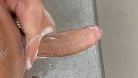 Big White Cock Public Locker Room Shower