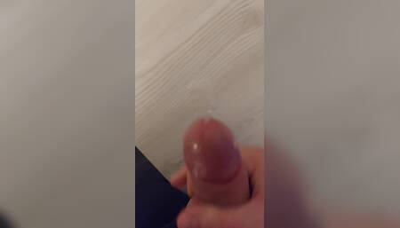 Cumshot While My Wife Watches Me