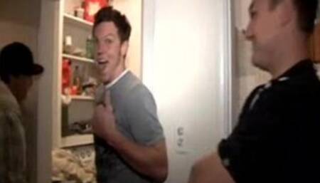 Reverse cowgirl frat slut rides hard dick