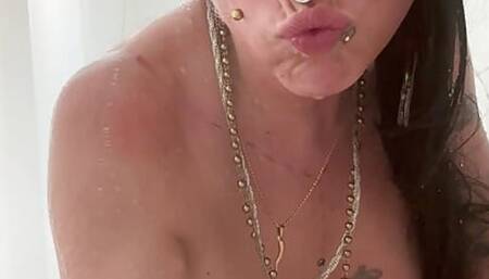In the shower xxx