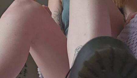 Stomping you in my boots