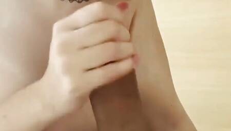 Sexy Girl with Glasses Swallows a Big Cock and Gives the Best Wet Blowjob