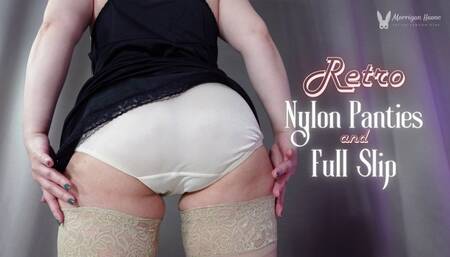 Retro Nylon Panties & Full Slip