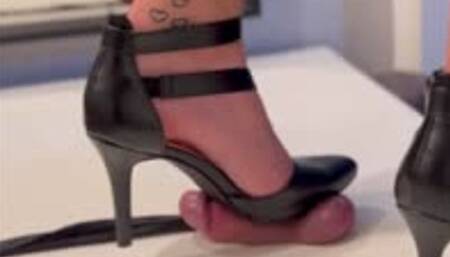 Sexy Heel Trample - Cock Ball Trample Ballbusting barfoot