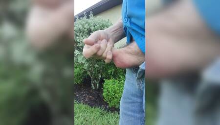 Cock Flash For The Neighbors