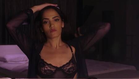 Penelope Cross gets fucked by the black guy in differen