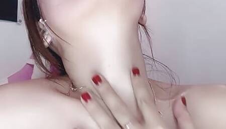 Eps 01 Hot Asian Girl masturbating with pink vibrator