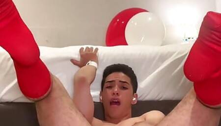 Pop a Big Balloon with Cum