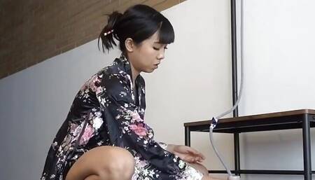 Belly Bulge with M&m and Chocolate Milk